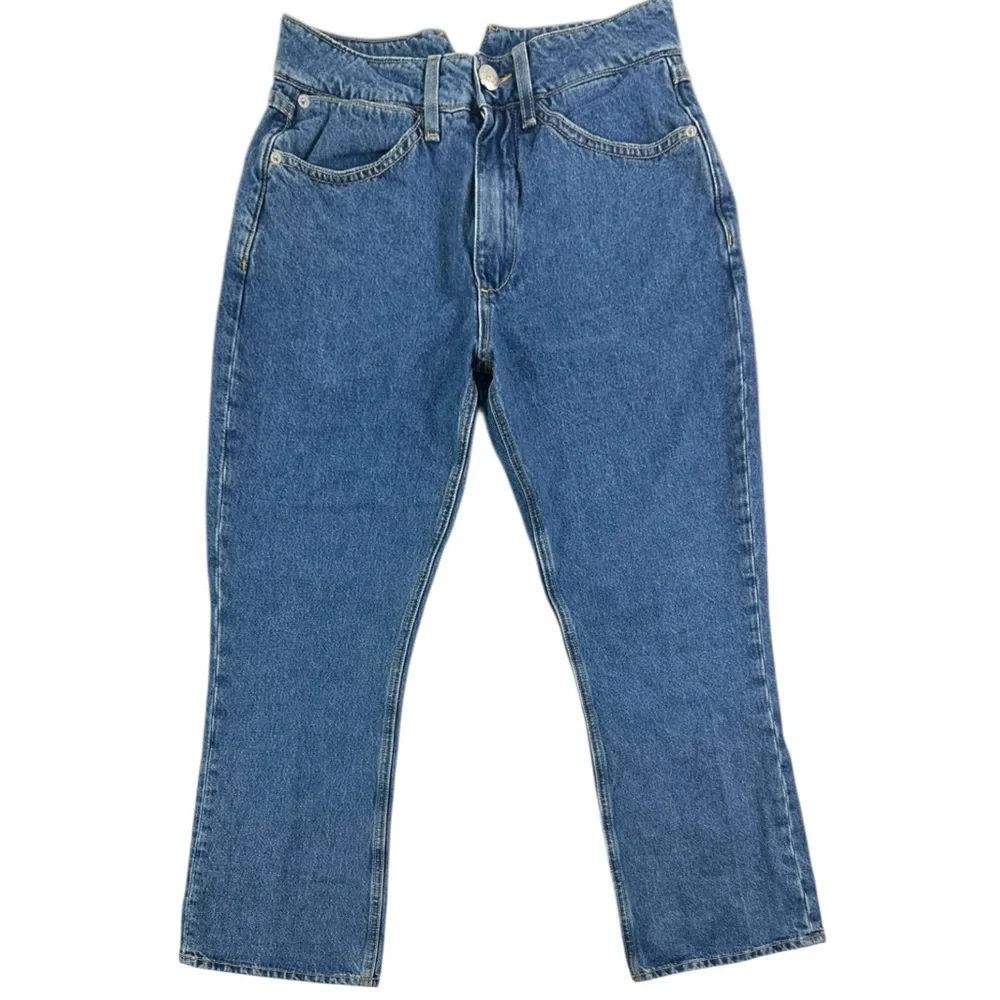 SPRWMN Gabrielle Women's Ankle Flare Denim Size 26
